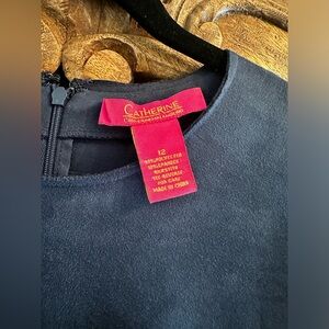 Catherine Malandrino Dress navy blue size 12